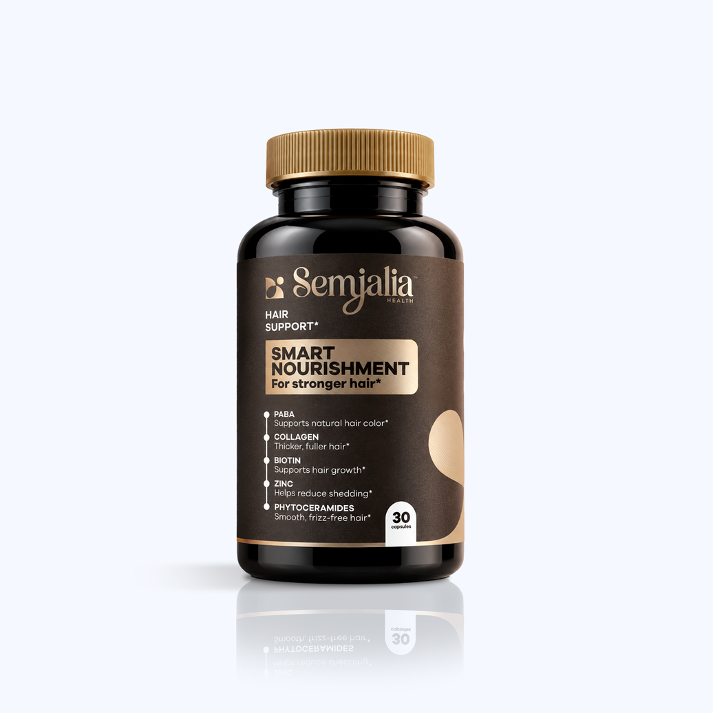 Semjalia Hair Support Dietary Supplement with Biotin, Collagen & Zinc for Stronger, Healthier-Looking Hair